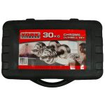 York Fitness 30KG Chrome Dumbbell Set