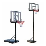 Adjustable Outdoor Basketball Stand with Shatter-Proof Backboard