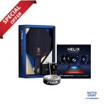 Stiga Cybershape Carbon CWT Truls Edition + Helix Platinum Black and Red (XH or H) + Edge Tape Standard,9MM/5M