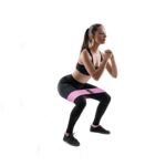 Set of 3 Fabric Booty Builder Bands for Exercise Training Non-Slip Cotton