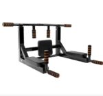 2-in-1 Wall Mount Pull Up Bar & Dip Station – Multi-Grip Chin-Up Bar - Image 2