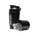 MAXWELL FITNESS 3-IN-1 STAINLESS STEEL SHAKER BOTTLE - Image 3